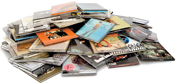 Image result for piles of cds